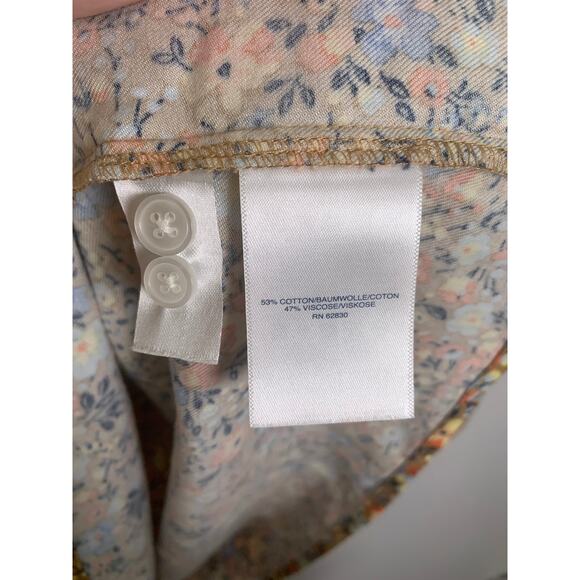 Lands' End Women's Floral 3/4 Sleeve oversized Tunic top , Size L - Picture 4 of 5